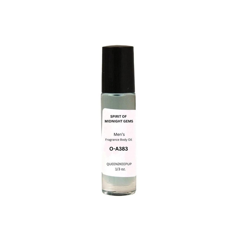 Spirit of Midnight Gems Men's Body Oil All Natural Luxurious Spicy Refined Scent
